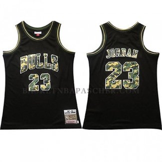 Maillot Chicago Bulls Michael Jordan Camuflaje Noir