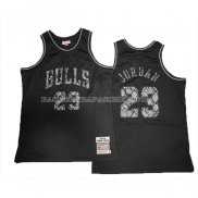 Maillot Chicago Bulls Michael Jordan NO 23 Swingman Mitchell & Ness 1997-98 Noir