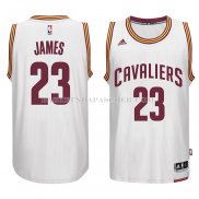 Maillot Cleveland Cavaliers LeBron James NO 23 Retro Blanc2