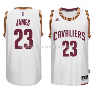 Maillot Cleveland Cavaliers LeBron James NO 23 Retro Blanc2