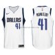 Maillot Dallas Mavericks Dirk Nowitzki 2017-18 Blanc