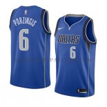 Maillot Dallas Mavericks Kristaps Porzingis Icon 2018-19 Bleu