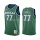 Maillot Dallas Mavericks Luka Doncic NO 77 Mitchell & Ness 2018-19 Vert