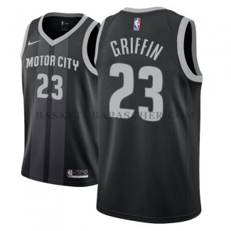 Maillot Detroit Pistons Blake Griffin Ciudad 2018-19Noir