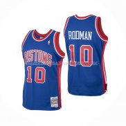 Maillot Detroit Pistons Dennis Rodman Mitchell & Ness 1988-89 Bleu