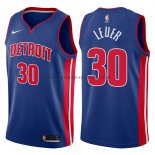 Maillot Detroit Pistons Jon Leuer Icon 2017-18 Bleu