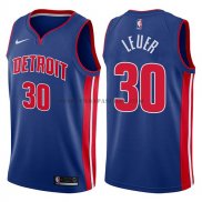 Maillot Detroit Pistons Jon Leuer Icon 2017-18 Bleu