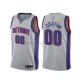Maillot Detroit Pistons Personnalise Statement Gris