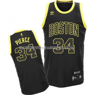 Maillot Electricite Mode Boston Celtics Pierce Noir