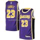 Maillot Enfant Los Angeles Lakers LeBron James NO 23 Statement Volet