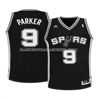Maillot Enfant San Antonio Spurs Parker 2016 Noir