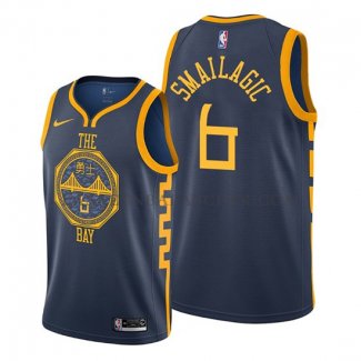 Maillot Golden State Warriors Alen Smailagic Ville Bleu