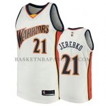 Maillot Golden State Warriors Jonas Jerebko 2009-10 Hardwood Classics Blanc