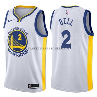 Maillot Golden State Warriors Jordan Bell Association 2017-18 Bl