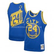 Maillot Golden State Warriors Rick Barry Mitchell & Ness 1966-67 Bleu