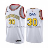 Maillot Golden State Warriors Stephen Curry Classic 2019-20 Blanc