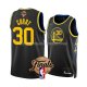Maillot Golden State Warriors Stephen Curry NO 30 Ville 2022 NBA Finals Noir