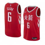 Maillot Houston Rockets Gary Clark Ville 2018 Rouge Maillot Houston Rockets Gary Clark Ville 2018 Rouge