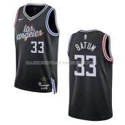 Maillot Los Angeles Clippers Nicolas Batum NO 33 Ville 2022-23 Noir