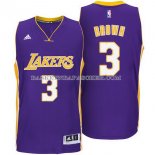 Maillot Los Angeles Lakers Brown Purpura