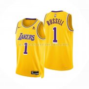 Maillot Los Angeles Lakers D'angelo Russell NO 1 Icon Jaune