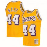 Maillot Los Angeles Lakers Jerry West NO 44 Mitchell & Ness 1971-72 Jaune Maillot Los Angeles Lakers Jerry West NO 44 Mitchell & Ness 1971-72 Jaune