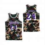 Maillot Los Angeles Lakers Kobe Bryant NO 24 Camouflage