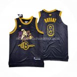 Maillot Los Angeles Lakers Kobe Bryant NO 8 Black Mamba Snakeskin Noir
