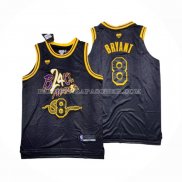 Maillot Los Angeles Lakers Kobe Bryant NO 8 Black Mamba Snakeskin Noir