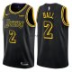 Maillot Los Angeles Lakers Lonzo Ball Ville Noir