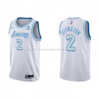 Maillot Los Angeles Lakers Wayne Ellington NO 2 Ville 2021-22 Blanc