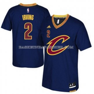 Maillot Manche Courte Cleveland Cavaliers Irving Bleu