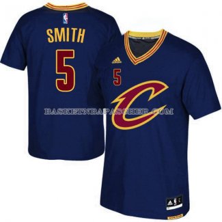 Maillot Manche Courte Cleveland Cavaliers Smith Bleu