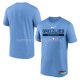 Maillot Manche Courte Memphis Grizzlies Practice Performance 2022-23 Bleu