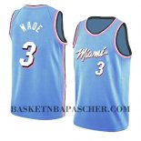 Maillot Miami Heat Dwyane Wade Earned 2018-19 Bleu