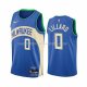 Maillot Milwaukee Bucks Damian Lillard NO 0 Ville 2023-24 Bleu