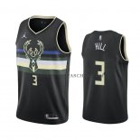 Maillot Milwaukee Bucks George Hill Statement 2020-21 Noir