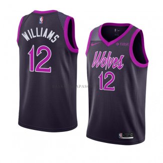 Maillot Minnesota Timberwolves C. J. Williams Ville 2018-19 Vole