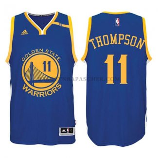 Maillot NBA Authentique Golden State Warriors Thompson Bleu