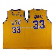 Maillot NCAA Retro LSU Tigers O'Neal Jaune