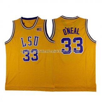 Maillot NCAA Retro LSU Tigers O'Neal Jaune
