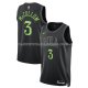 Maillot New Orleans Pelicans Cj Mccollum NO 3 Ville 2023-24 Noir