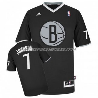 Maillot Noel Brooklyn Nets Johnson 2013 Noir