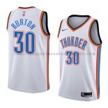 Maillot Oklahoma City Thunder Deonte Burton Association 2018 Bla Maillot Oklahoma City Thunder Deonte Burton Association 2018 Bla