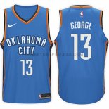 Maillot Oklahoma City Thunder Paul George 2017-18 Bleu