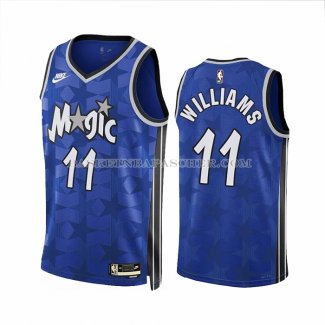 Maillot Orlando Magic Brandon Williams NO 11 Classic 2023-24 Bleu