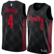 Maillot Portland Trail Blazers Maurice Harkless Ciudad 2018 Noir