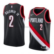 Maillot Portland Trail Blazers Wade Baldwin Iv Icon 2018 Noir