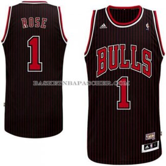 Maillot Retro Chicago Bulls Rose Noir