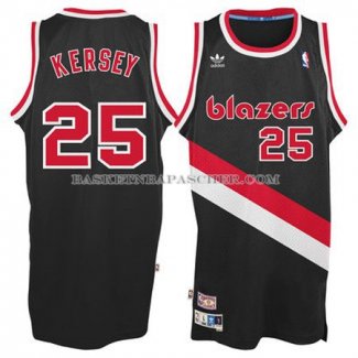 Maillot Retro Portland Trail Blazers Kersey Noir